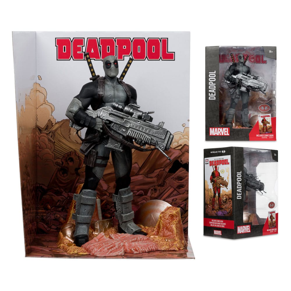 Marvel Collection PVC -standbeeld 1/6 Deadpool (Deadpool #1) (Gray Suit Chase) 27 cm