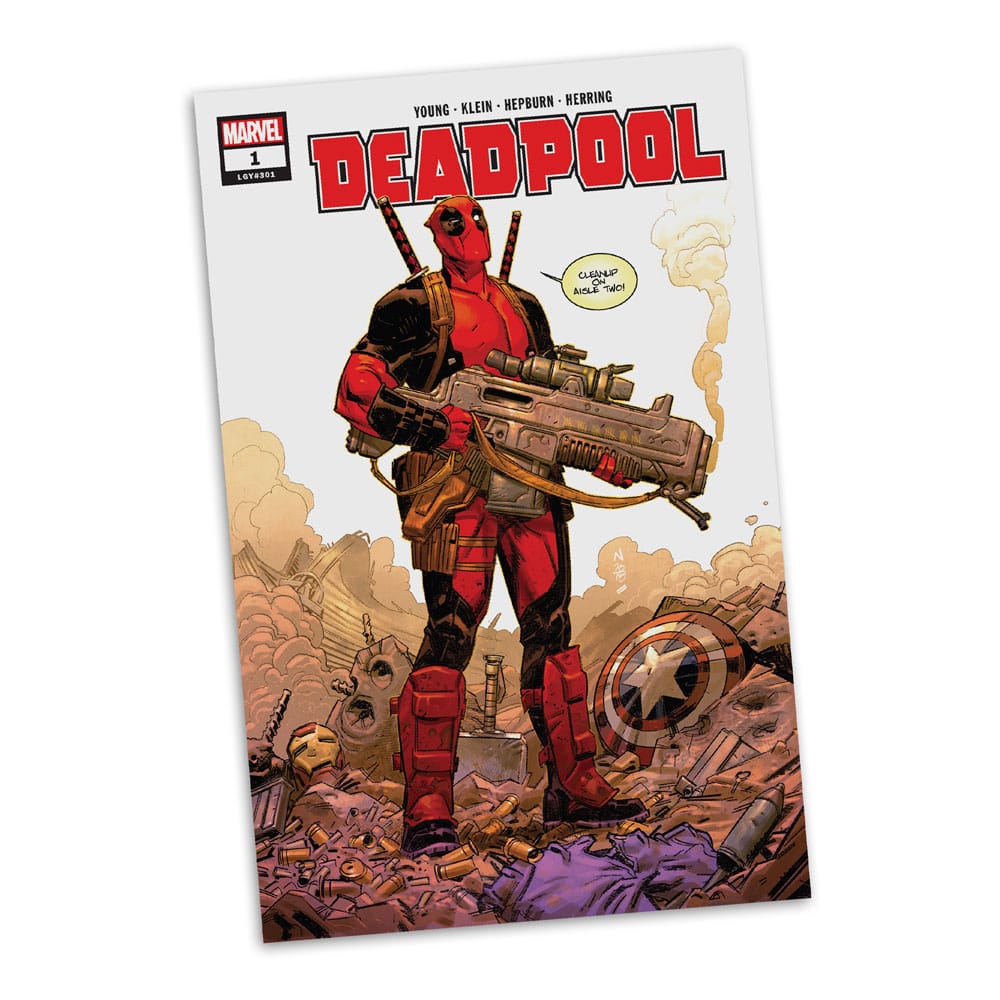 Marvel Collection PVC -standbeeld 1/6 Deadpool (Deadpool #1) (Gray Suit Chase) 27 cm