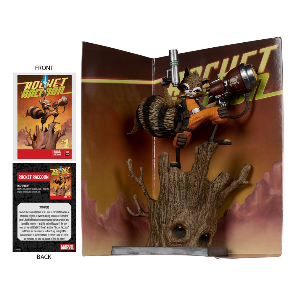 Marvel Collection PVC-beeld 1/6 Rocket Racoon (Rocket Racoon: A Chasing Tale #1) 18 cm