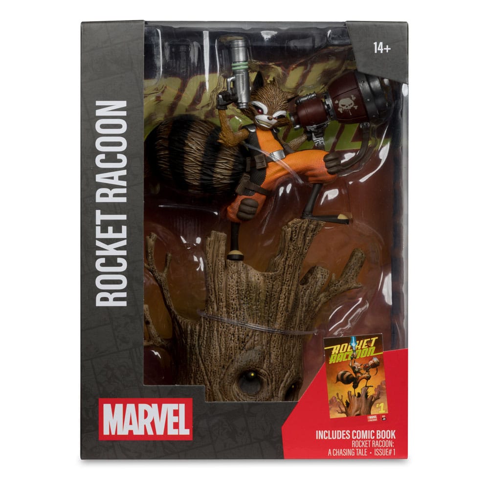 Marvel Collection PVC-beeld 1/6 Rocket Racoon (Rocket Racoon: A Chasing Tale #1) 18 cm