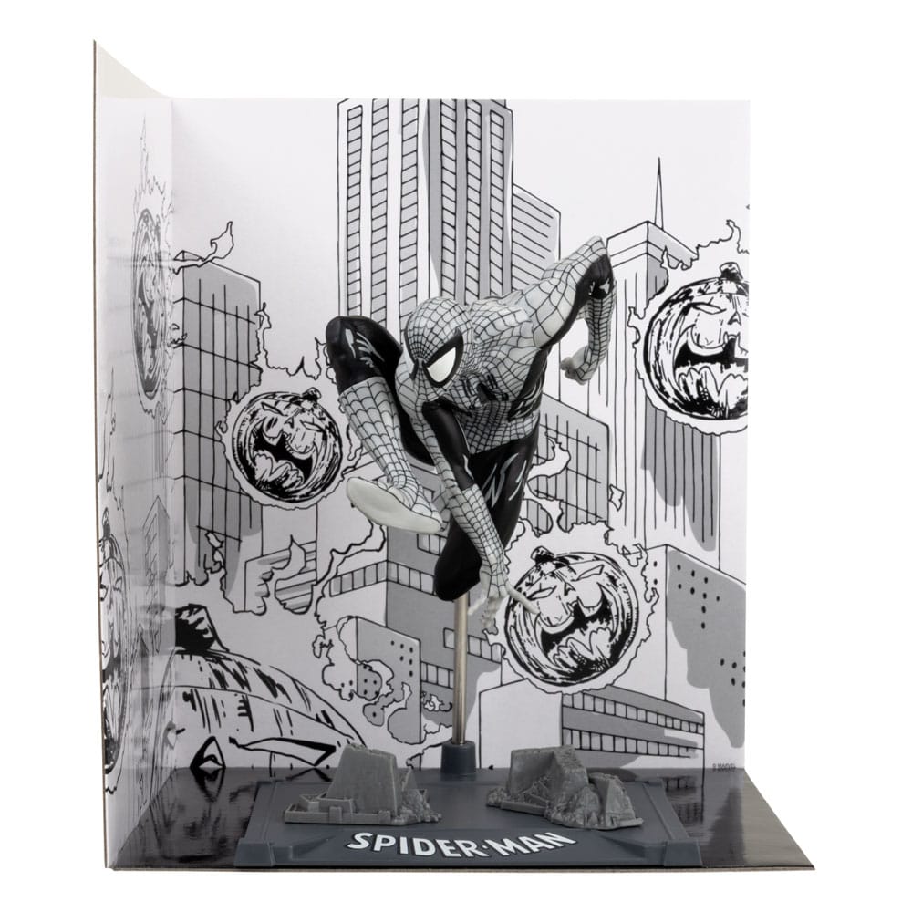 Marvel Collection PVC-standbeeld 1/10 Spider-Man (Spider-Man #6) (Line Art) (Gold Label) 10 cm