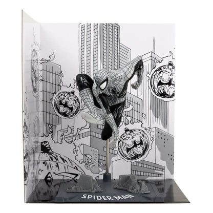 Marvel Collection PVC-standbeeld 1/10 Spider-Man (Spider-Man #6) (Line Art) (Gold Label) 10 cm