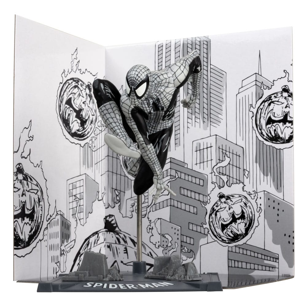Marvel Collection PVC-standbeeld 1/10 Spider-Man (Spider-Man #6) (Line Art) (Gold Label) 10 cm