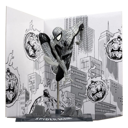 Marvel Collection PVC-standbeeld 1/10 Spider-Man (Spider-Man #6) (Line Art) (Gold Label) 10 cm