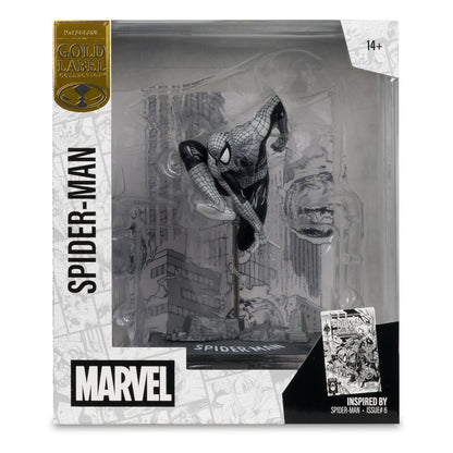 Marvel Collection PVC-standbeeld 1/10 Spider-Man (Spider-Man #6) (Line Art) (Gold Label) 10 cm