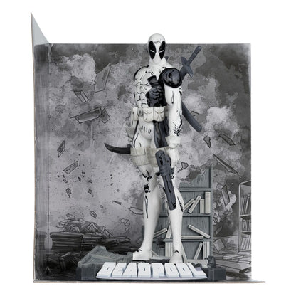 Marvel Collection PVC-beeld 1/10 Deadpool (The New Mutants #98) (Line Art) (gouden label) 17 cm