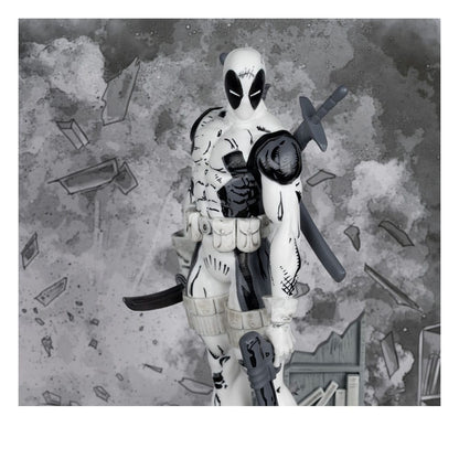 Marvel Collection PVC-beeld 1/10 Deadpool (The New Mutants #98) (Line Art) (gouden label) 17 cm