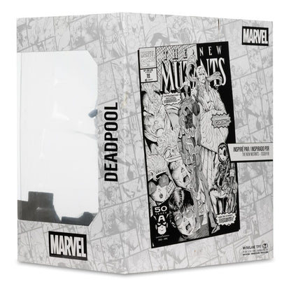 Marvel Collection PVC-beeld 1/10 Deadpool (The New Mutants #98) (Line Art) (gouden label) 17 cm