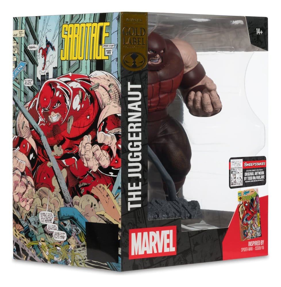 Marvel Collection PVC-beeld 1/10 The Juggernaut (Spider-Man #16) Gouden label 17 cm