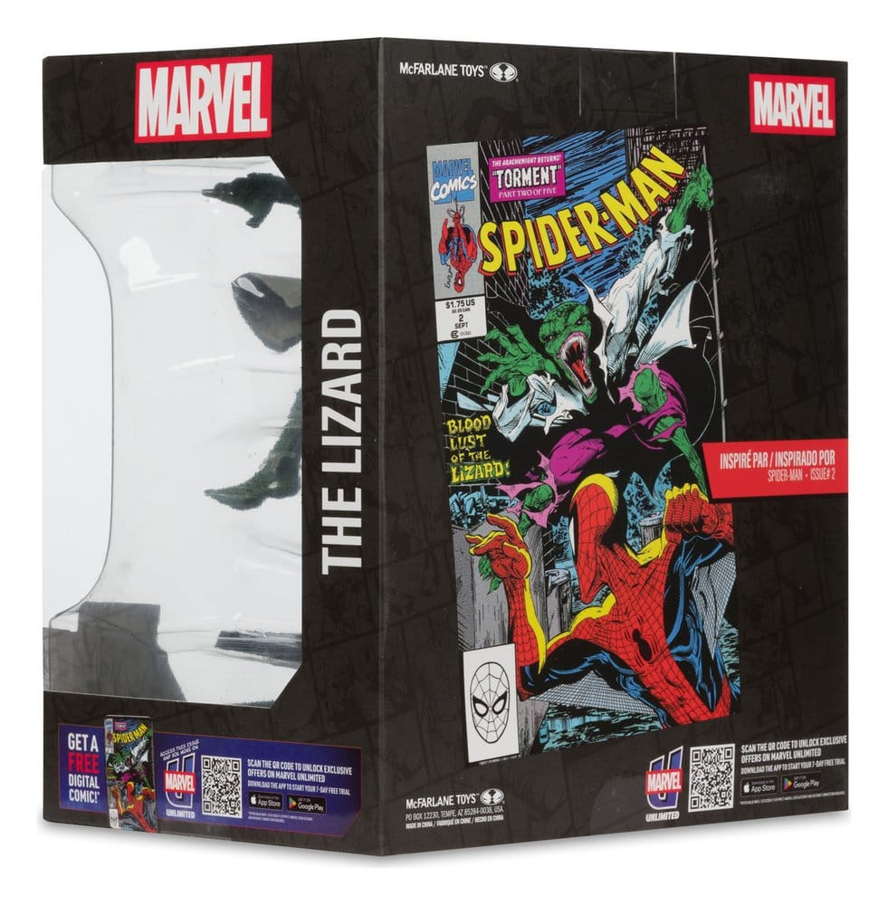Marvel Collection PVC Beeld 1/10 De Hagedis (Spider-Man #2) 15 cm