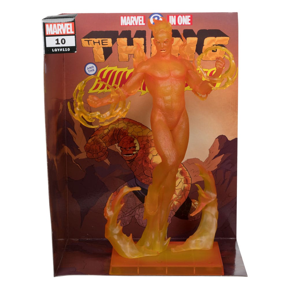 Marvel Collection PVC -standbeeld 1/6 Human Torch (Marvel 2 in 1 #10) 29 cm