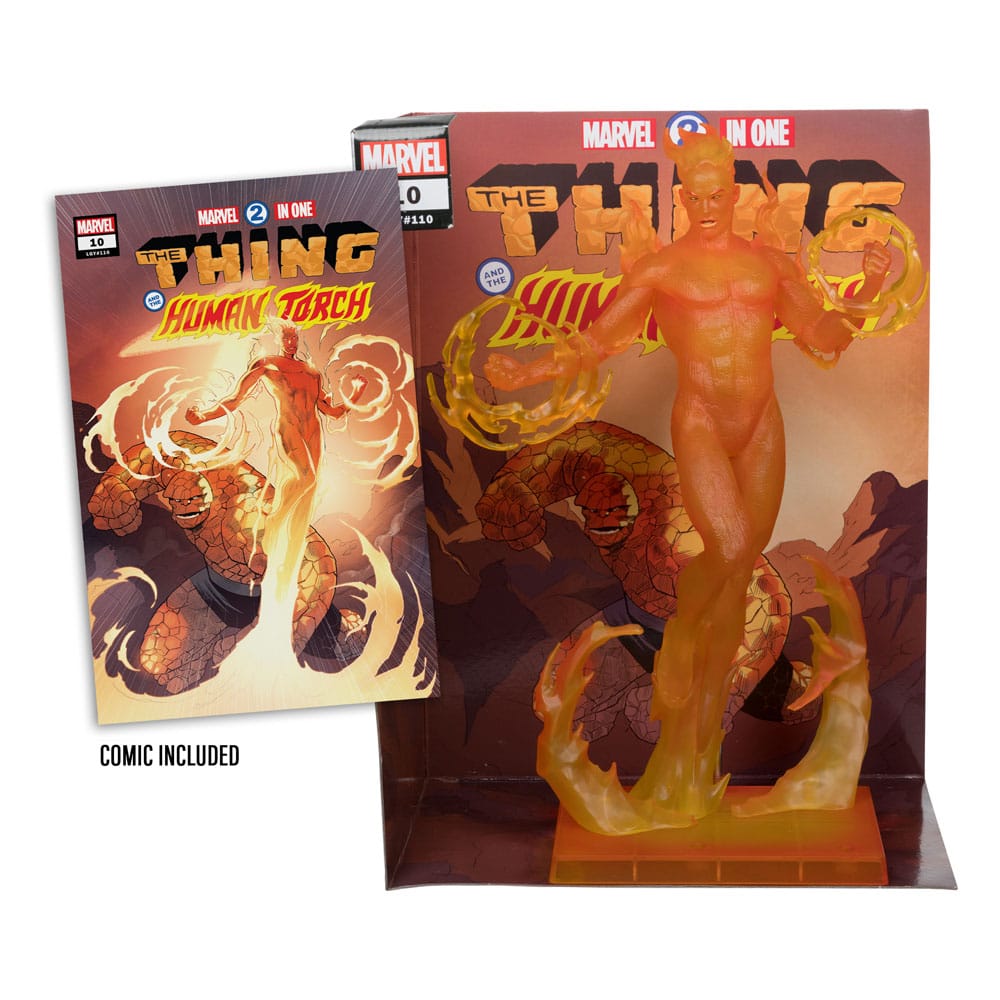 Marvel Collection PVC -standbeeld 1/6 Human Torch (Marvel 2 in 1 #10) 29 cm