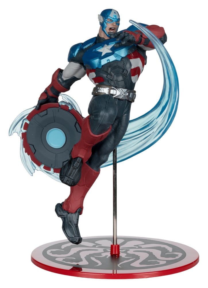 Marvel Rivals Collection 1/10 Actiefiguur Captain America 20 cm