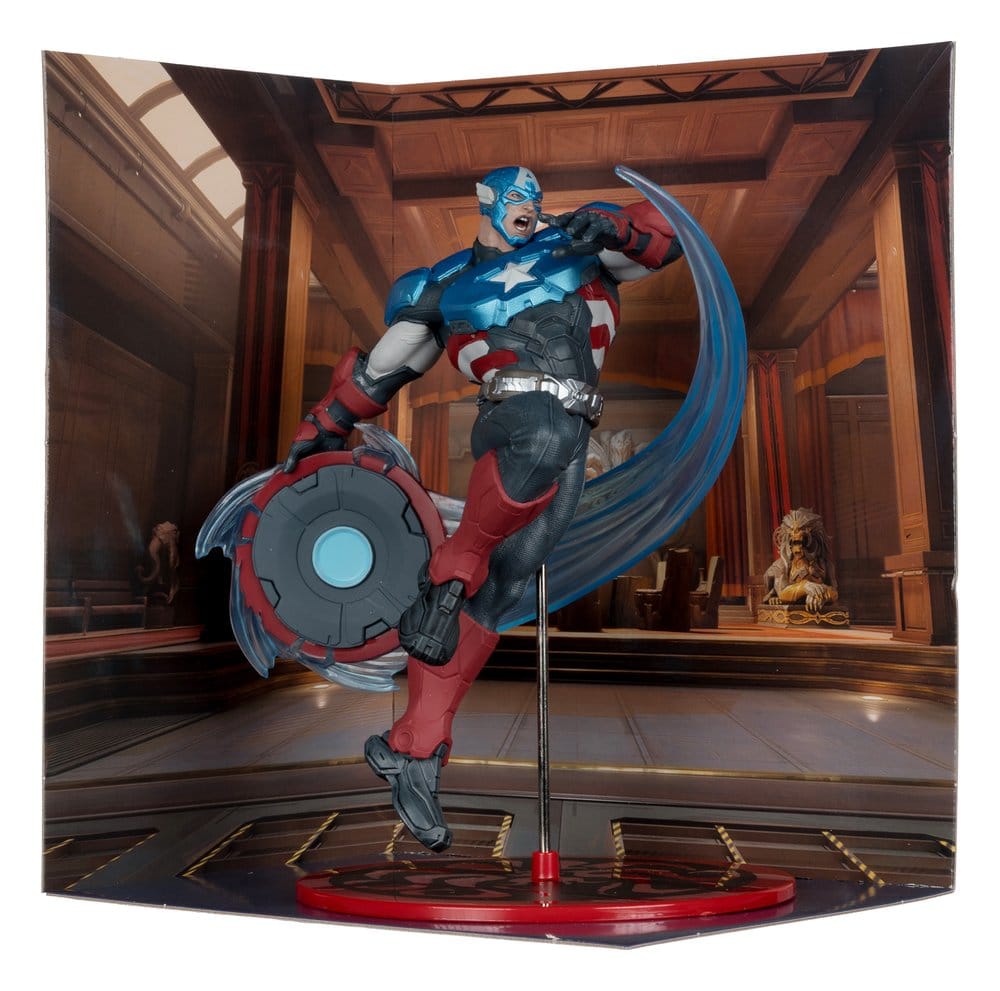 Marvel Rivals Collection 1/10 Actiefiguur Captain America 20 cm