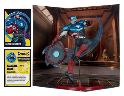 Marvel Rivals Collection 1/10 Actiefiguur Captain America 20 cm