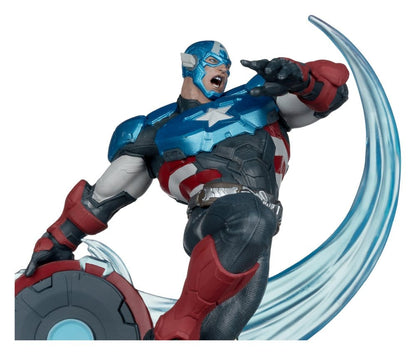 Marvel Rivals Collection 1/10 Actiefiguur Captain America 20 cm