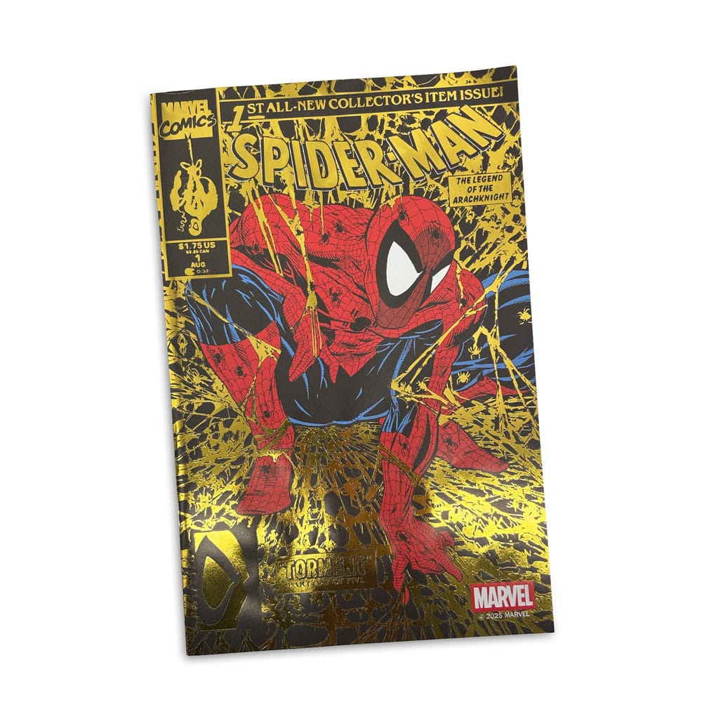 Marvel Collection PVC-beeld 1/6 Spider-Man (Spider-Man # 1) (gouden editie) (gouden label) 15 cm