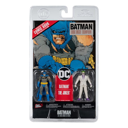 DC Direct Page Punchers Actie Afbeelding 2-Pack Batman & The Joker (Batman: The Dark Knight Returns) 8 cm