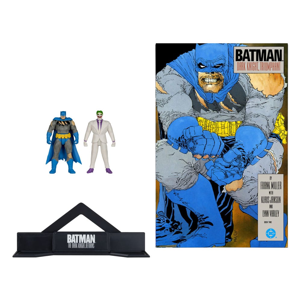 DC Direct Page Punchers Actie Afbeelding 2-Pack Batman & The Joker (Batman: The Dark Knight Returns) 8 cm