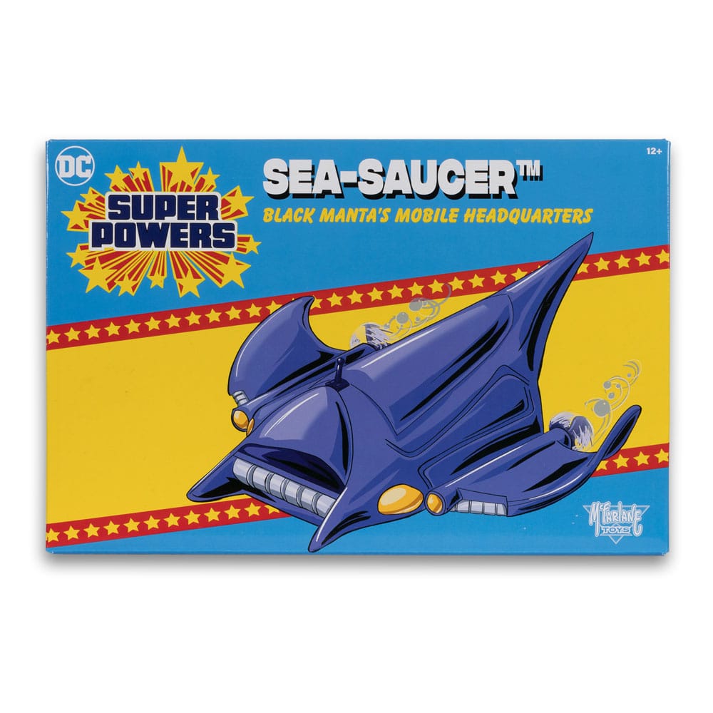 DC Direct Super Powers -voertuigen Black Manta Sea Saucer 10 cm