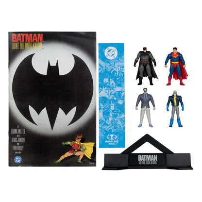 DC Direct Page Punchers Action Figuur 4-Pack Batman & Son of Batman & Superman & Joker 7 CM