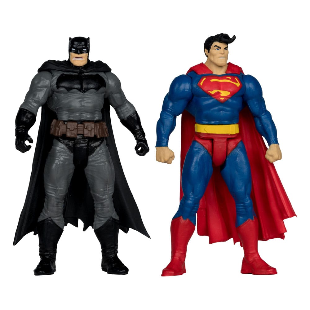 DC Direct Page Punchers Action Figuur 4-Pack Batman & Son of Batman & Superman & Joker 7 CM
