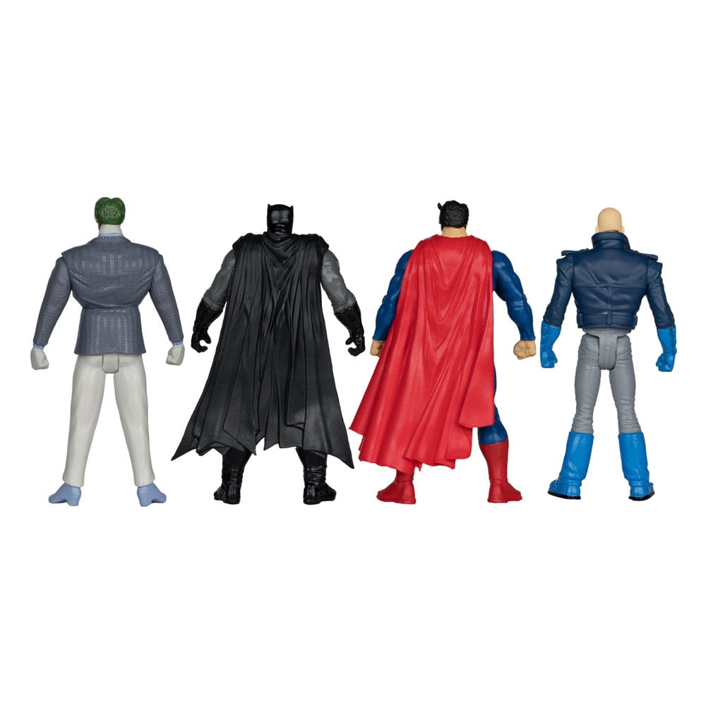 DC Direct Page Punchers Action Figuur 4-Pack Batman & Son of Batman & Superman & Joker 7 CM