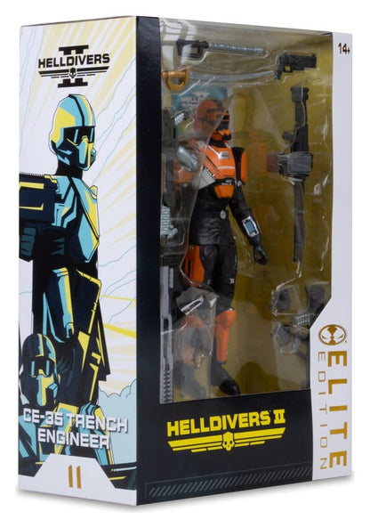 Helldivers 2 McFarlane Elite Edition actiefiguur CE-25 Trench Engineer (Deluxe) 18 cm
