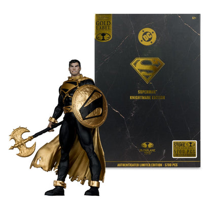 DC Multiverse actiefiguur Superman (Future State) (Knightmare) (gouden label) 18 cm