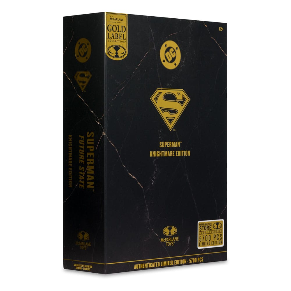 DC Multiverse actiefiguur Superman (Future State) (Knightmare) (gouden label) 18 cm