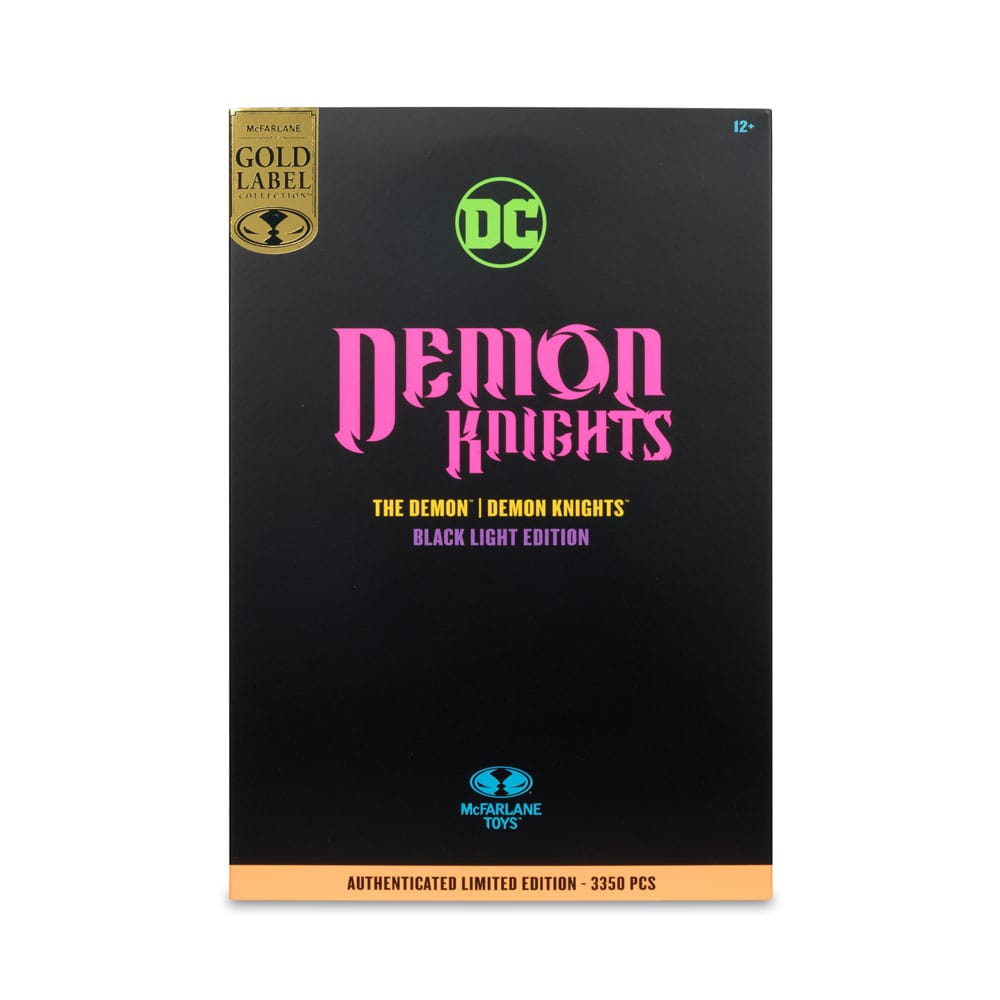 DC Multiverse actiefiguur The Demon (Demon Knights) Black Light Edition (Gold Label) 18 cm