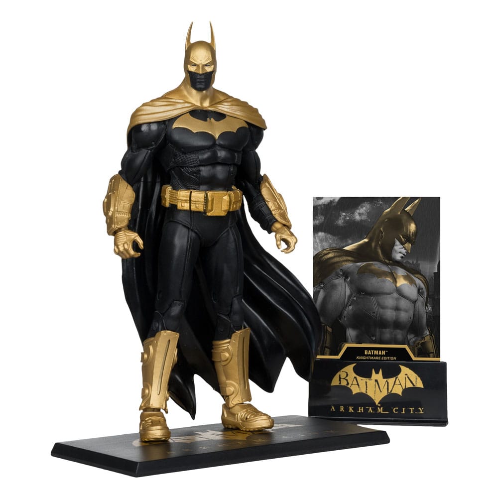 DC Multiverse actiefiguur Batman (Arkham City) Knightmare Edition (Gold Label) 19 cm