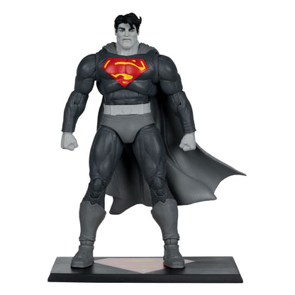 DC Multiverse actiefiguur Superman (The Dark Knight Returns) (Black & White Accent Edition) (gouden label) 18 cm