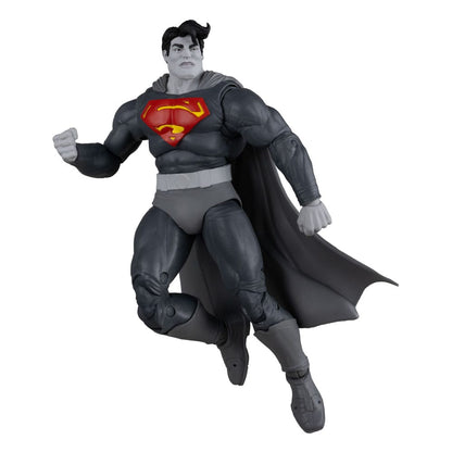 DC Multiverse actiefiguur Superman (The Dark Knight Returns) (Black & White Accent Edition) (gouden label) 18 cm