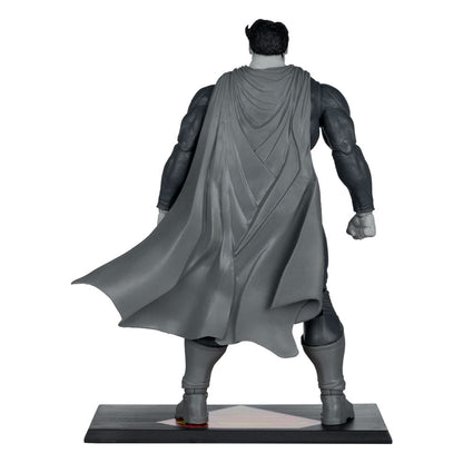 DC Multiverse actiefiguur Superman (The Dark Knight Returns) (Black & White Accent Edition) (gouden label) 18 cm