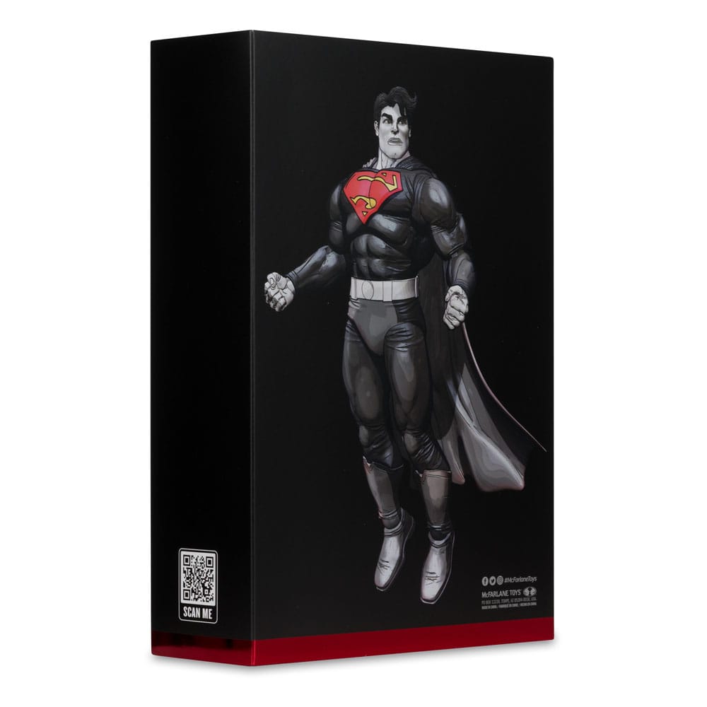 DC Multiverse actiefiguur Superman (The Dark Knight Returns) (Black & White Accent Edition) (gouden label) 18 cm