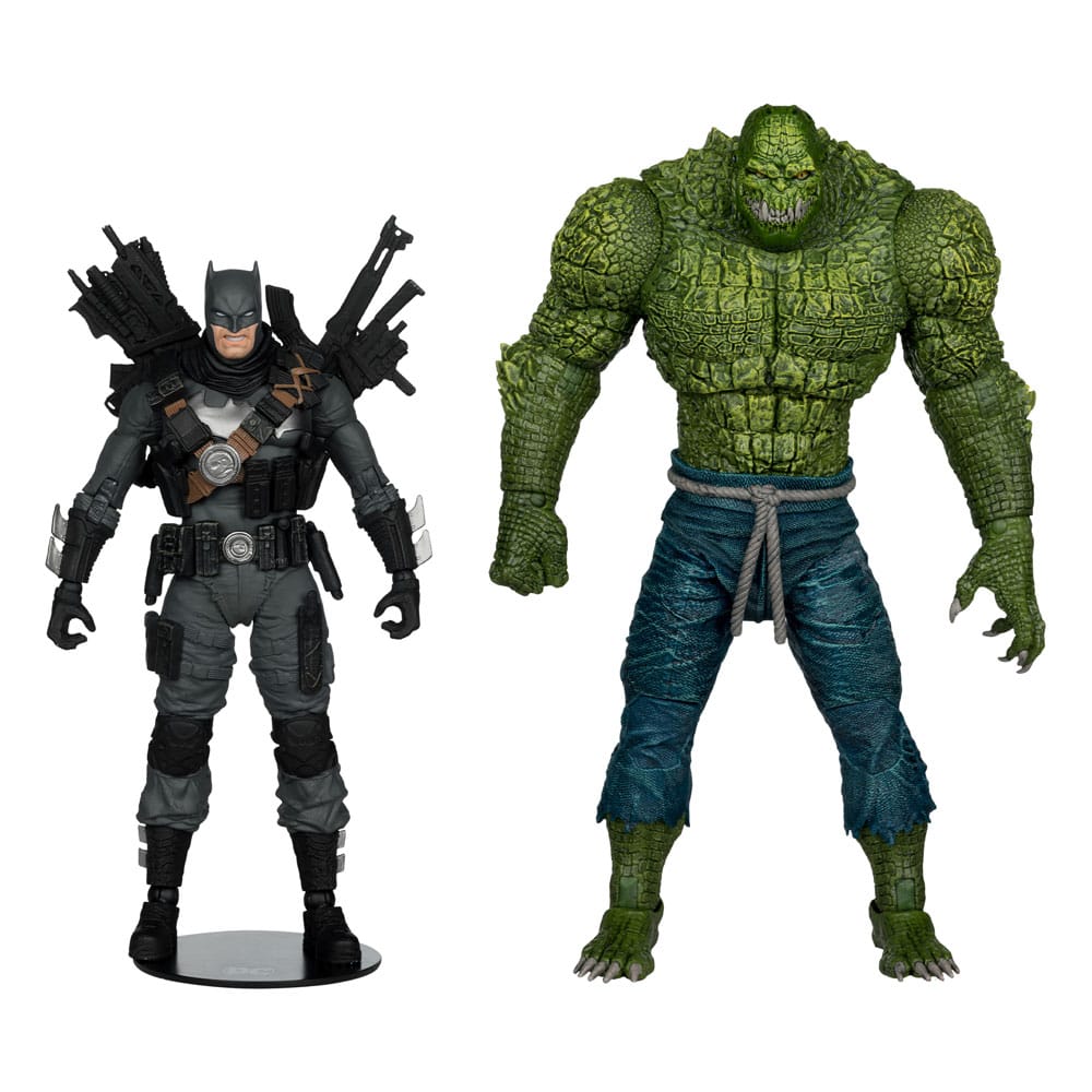 DC Multiverse McFarlane Collector Edition Actie Afbeelding 2-pack #03 Batman vs. Killer Croc 18 cm
