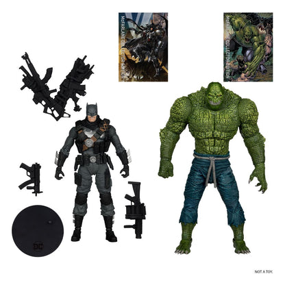 DC Multiverse McFarlane Collector Edition Actie Afbeelding 2-pack #03 Batman vs. Killer Croc 18 cm