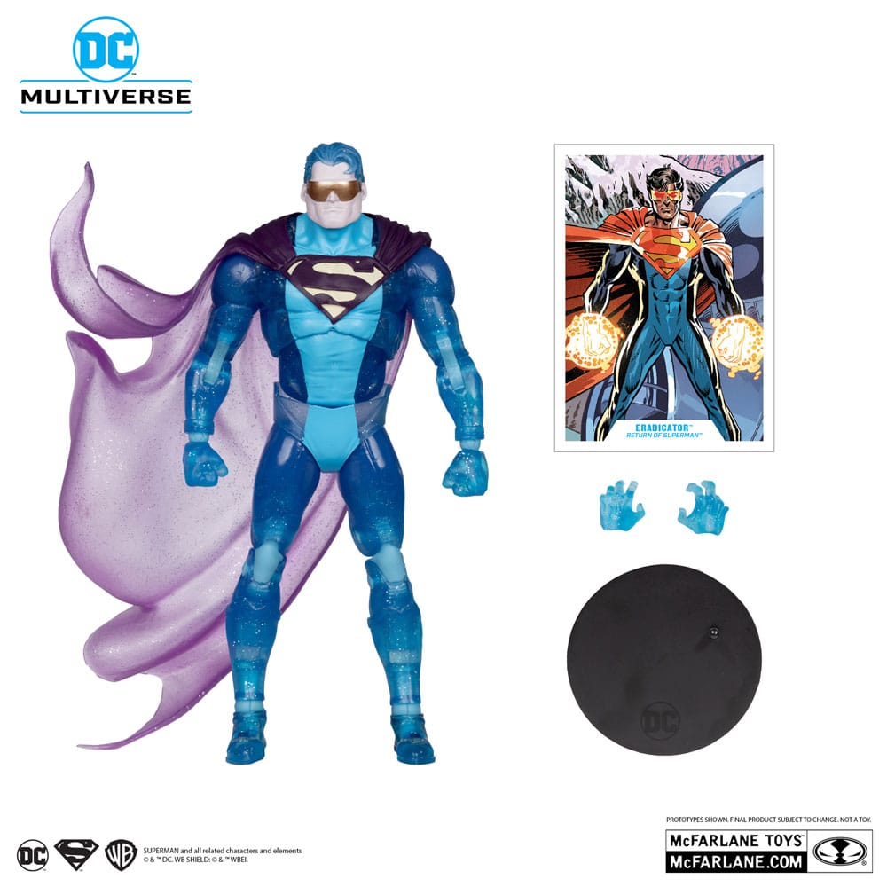 Return of Superman DC Multiverse Action Figuur Eradicator (Platinum Edition) 18 cm
