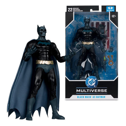 DC Multiverse Actiefiguur Zwart Masker als Batman (Onder het Masker) 18 cm