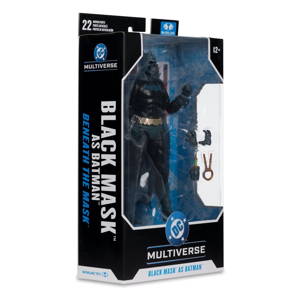 DC Multiverse Actiefiguur Zwart Masker als Batman (Onder het Masker) 18 cm
