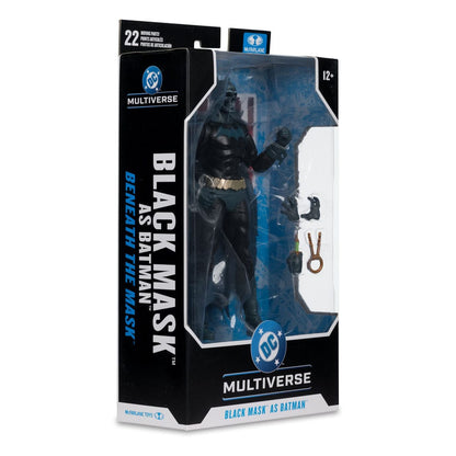 DC Multiverse Actiefiguur Zwart Masker als Batman (Onder het Masker) 18 cm