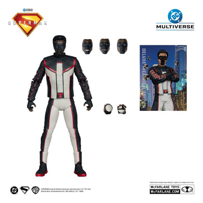 Superman (2025) DC Multiverse Deluxe theatrale editie Actiefiguur Mr. Terrific (Red Platinum Edition) 18 cm