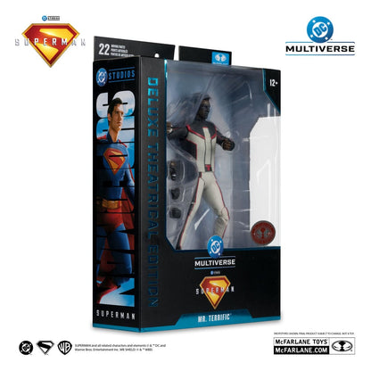 Superman (2025) DC Multiverse Deluxe theatrale editie Actiefiguur Mr. Terrific (Red Platinum Edition) 18 cm