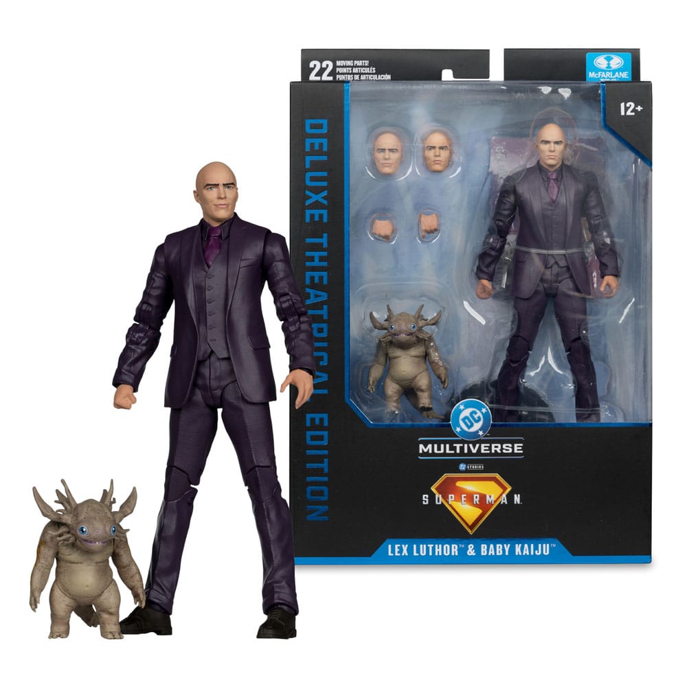Superman (2025) DC Multiverse Deluxe Action Figuur Lex Luthor met Baby Kaiju (Deluxe Theatrical Edition) 18 cm