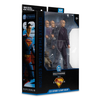 Superman (2025) DC Multiverse Deluxe Action Figuur Lex Luthor met Baby Kaiju (Deluxe Theatrical Edition) 18 cm