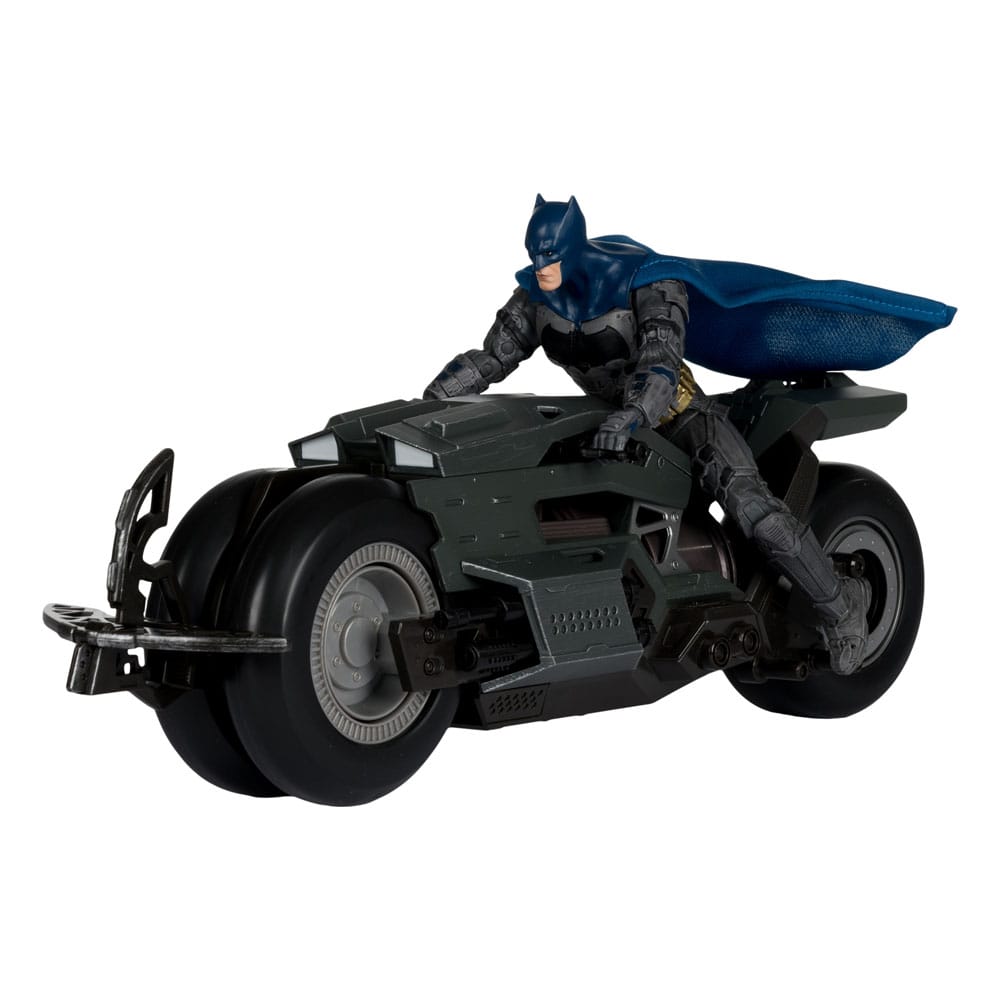 De Flash DC Multiverse Vehicle Batcycle met Batman