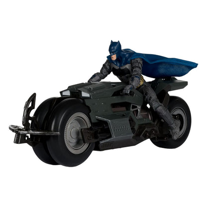 De Flash DC Multiverse Vehicle Batcycle met Batman
