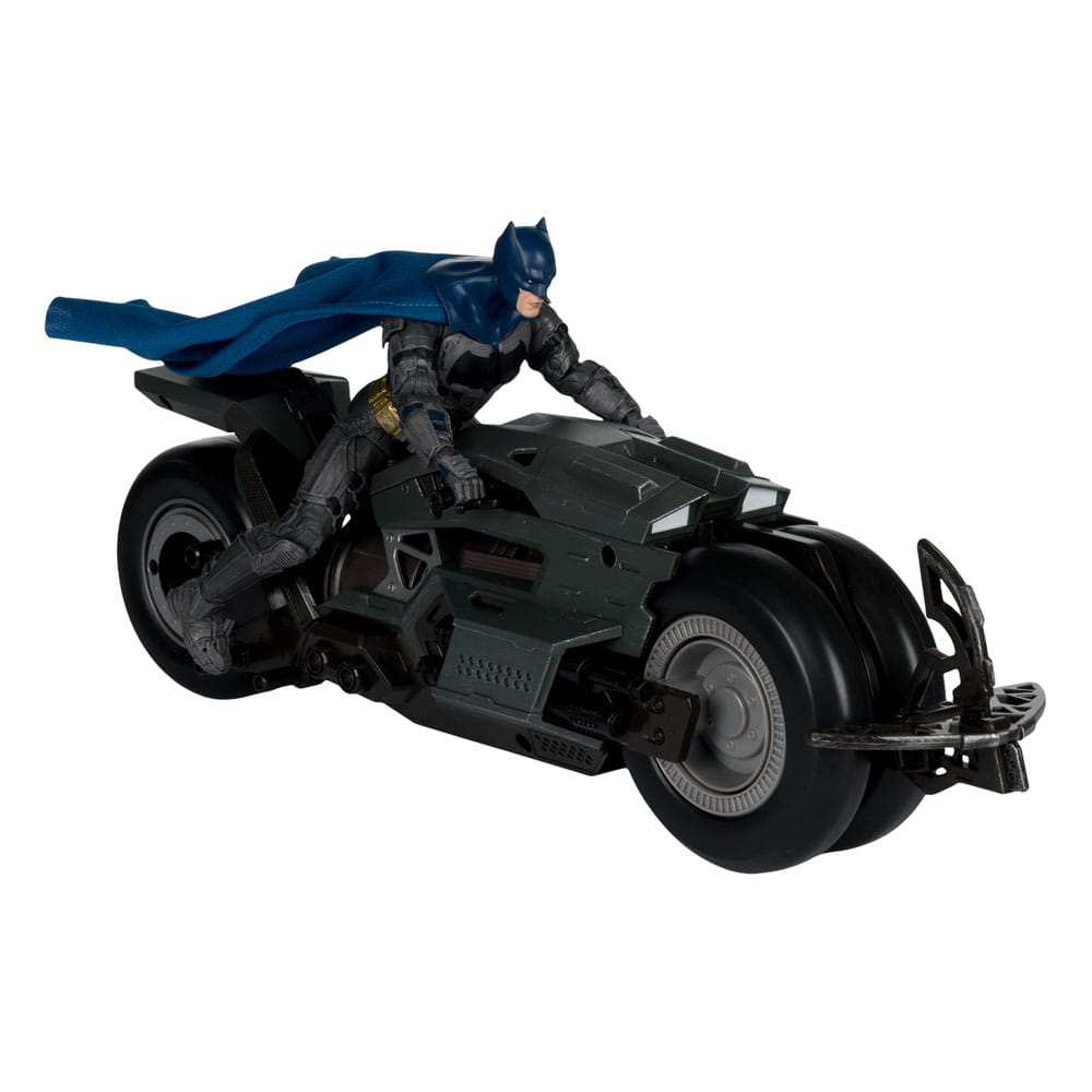 De Flash DC Multiverse Vehicle Batcycle met Batman