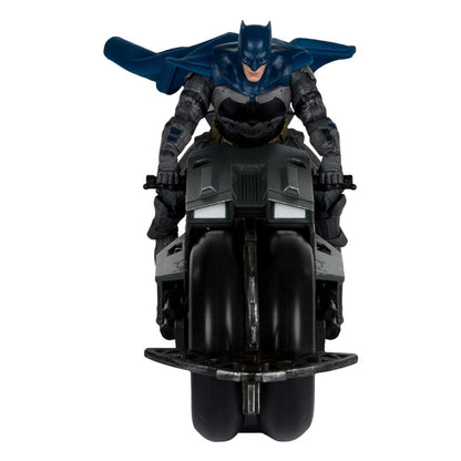 De Flash DC Multiverse Vehicle Batcycle met Batman